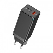 Baseus Gan Quick 2 Pin Travel Charger 65W EU Black